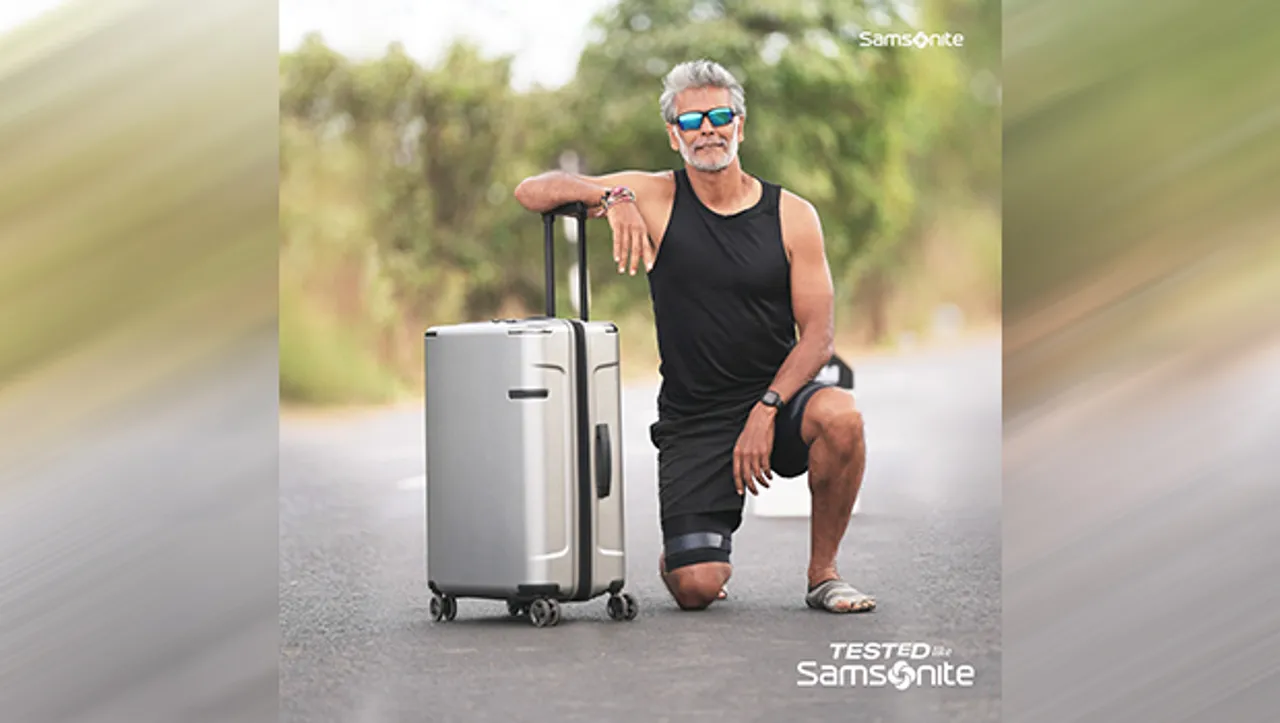 Samsonite launches new campaign with Karun Chandhok and Milind Soman