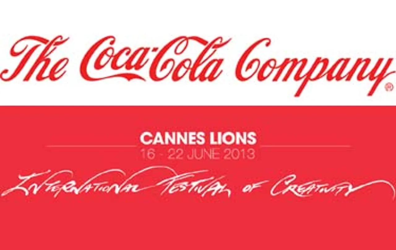 Coca-Cola honoured with Cannes Lions 2013 creative marketer of the year award