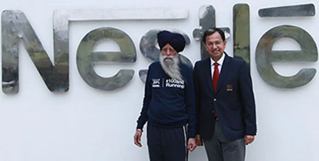 Nestlé celebrates marathon man Fauja Singh: over 100 years and running!