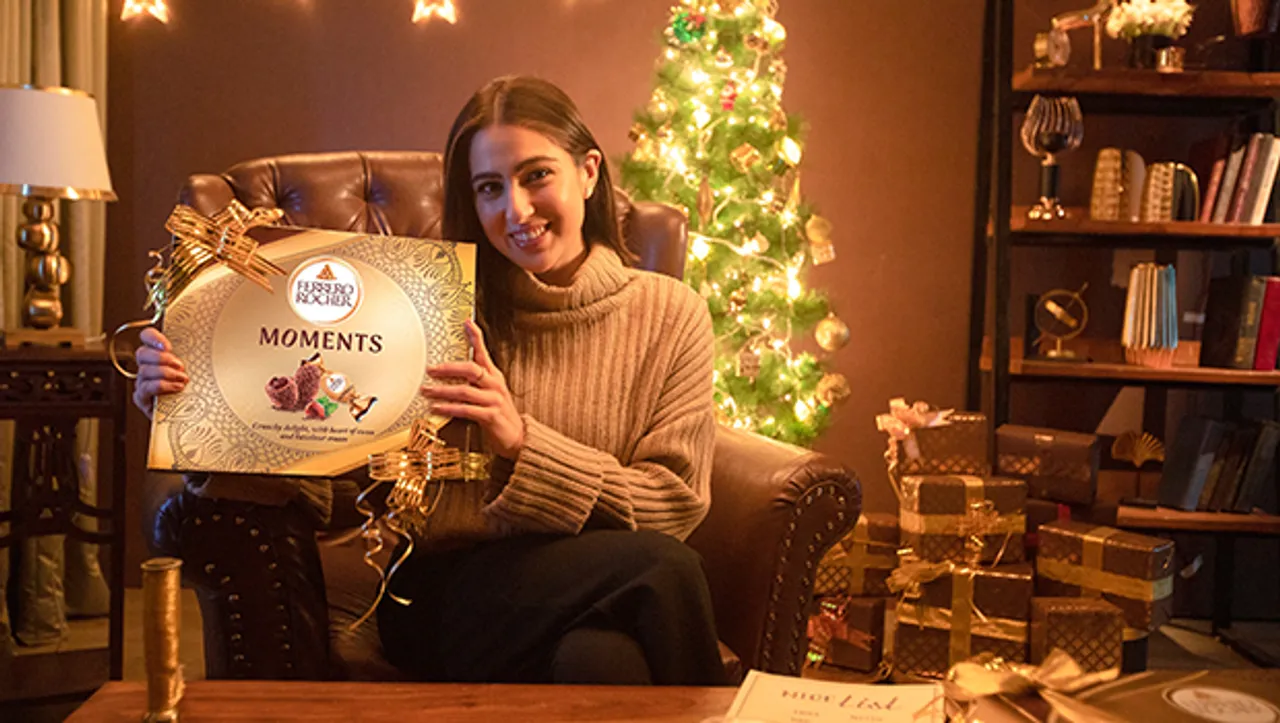 Sara Ali Khan promises to make every moment perfect this Christmas and New Year in Ferrero Rocher Moments' latest ad film