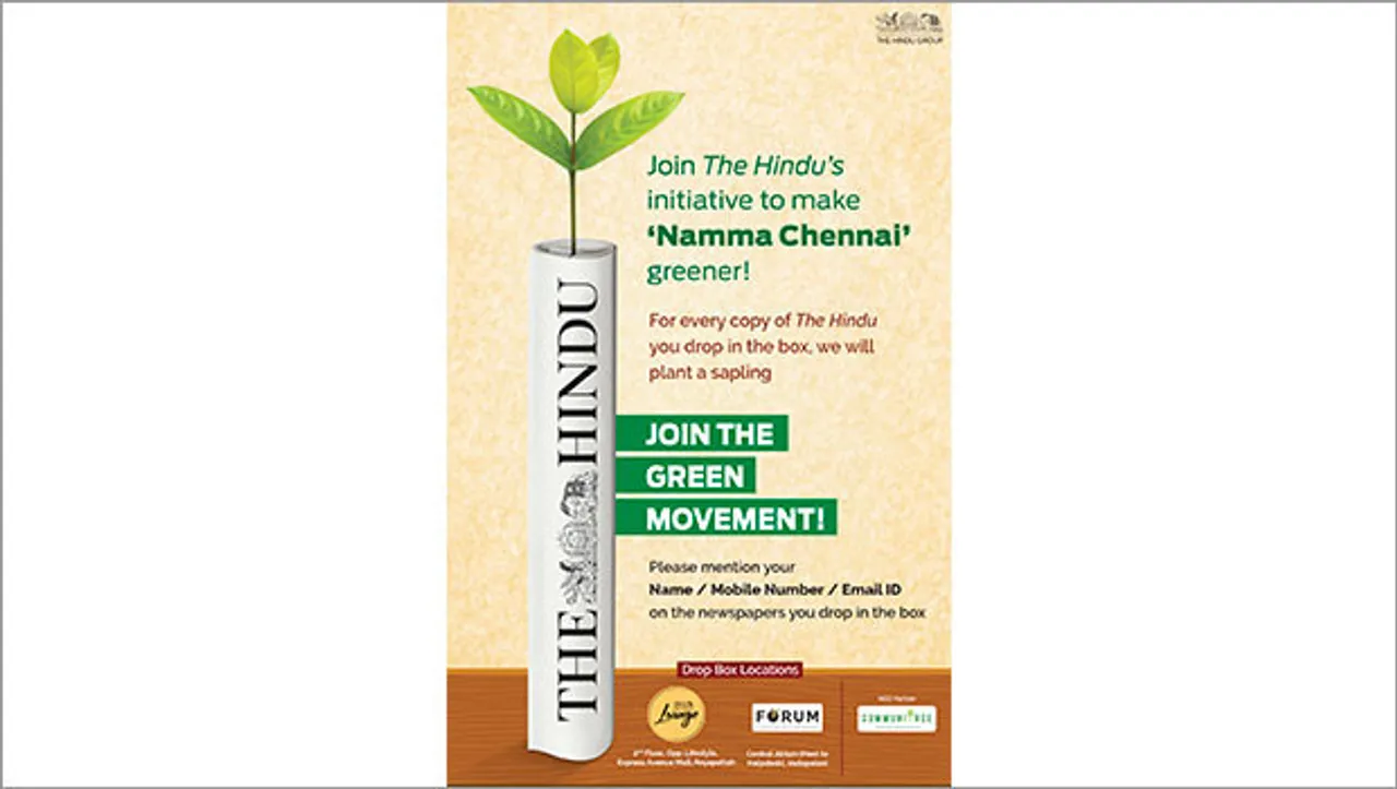 The Hindu starts new initiative to increase green cover of Chennai