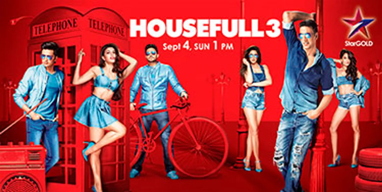 World Television Premiere of Housefull 3 on Star Gold
