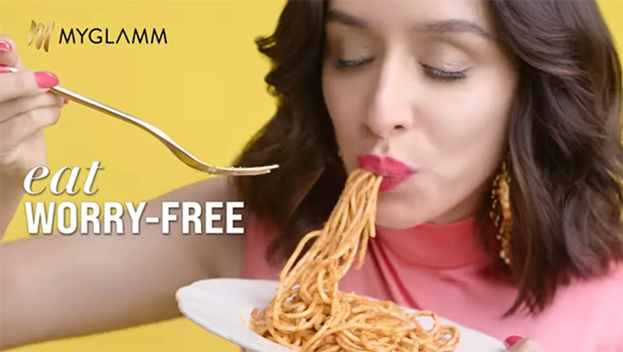 Shraddha Kapoor indulges in worry-free eating in MyGlamm's new campaign