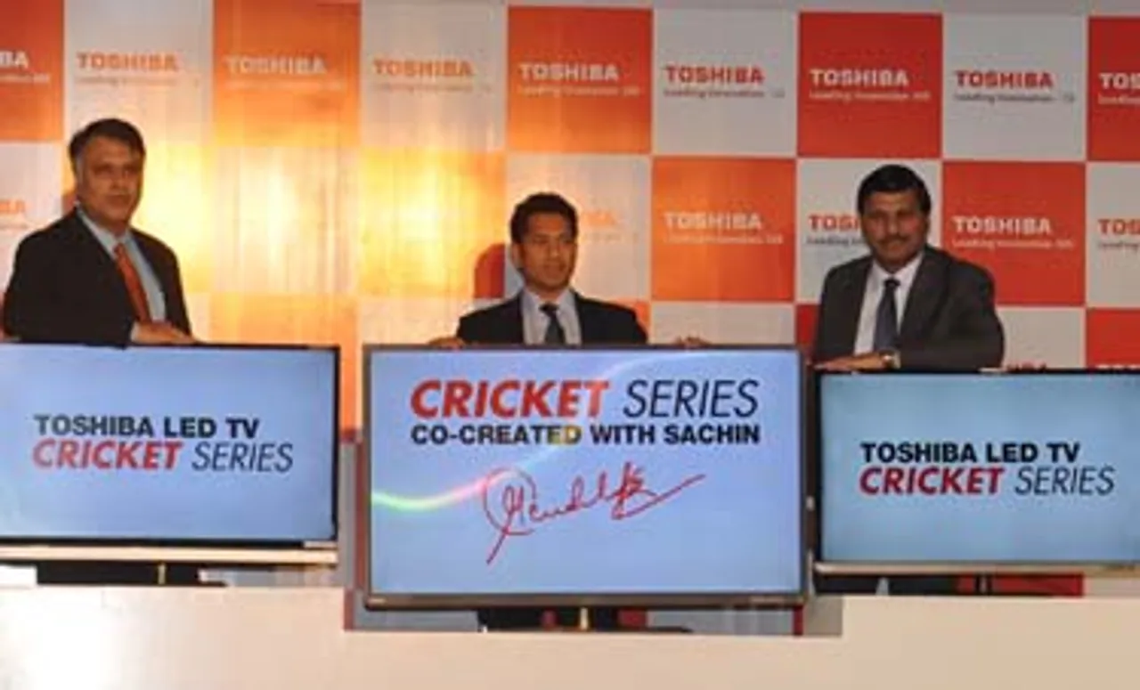 Brand ambassador Sachin Tendulkar helps Toshiba make new 'Cricket Mode' TV