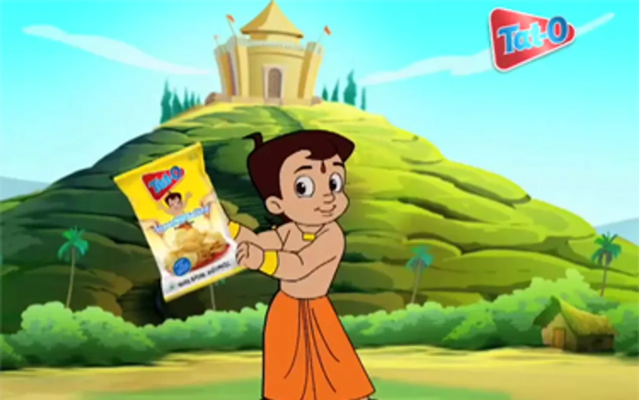 Chota Bheem loves snack brand Tat-O