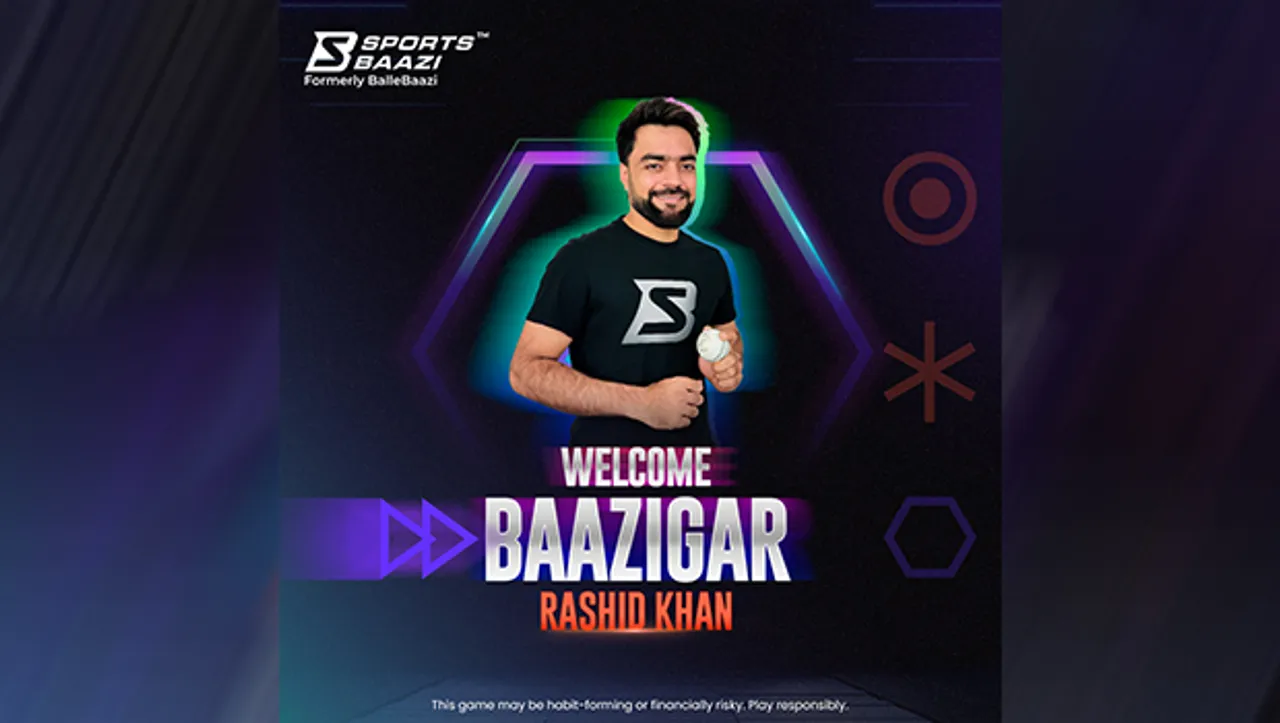 SportsBaazi ropes in Rashid Khan as brand ambassador