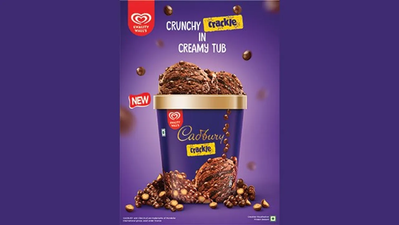 Mondelez and HUL launch the Kwality Wall's Cadbury Crackle Tub in India