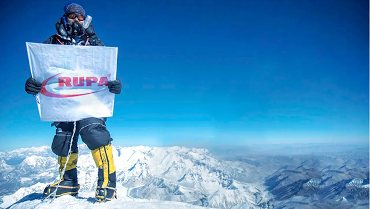 Rupa takes its flag to top of the world