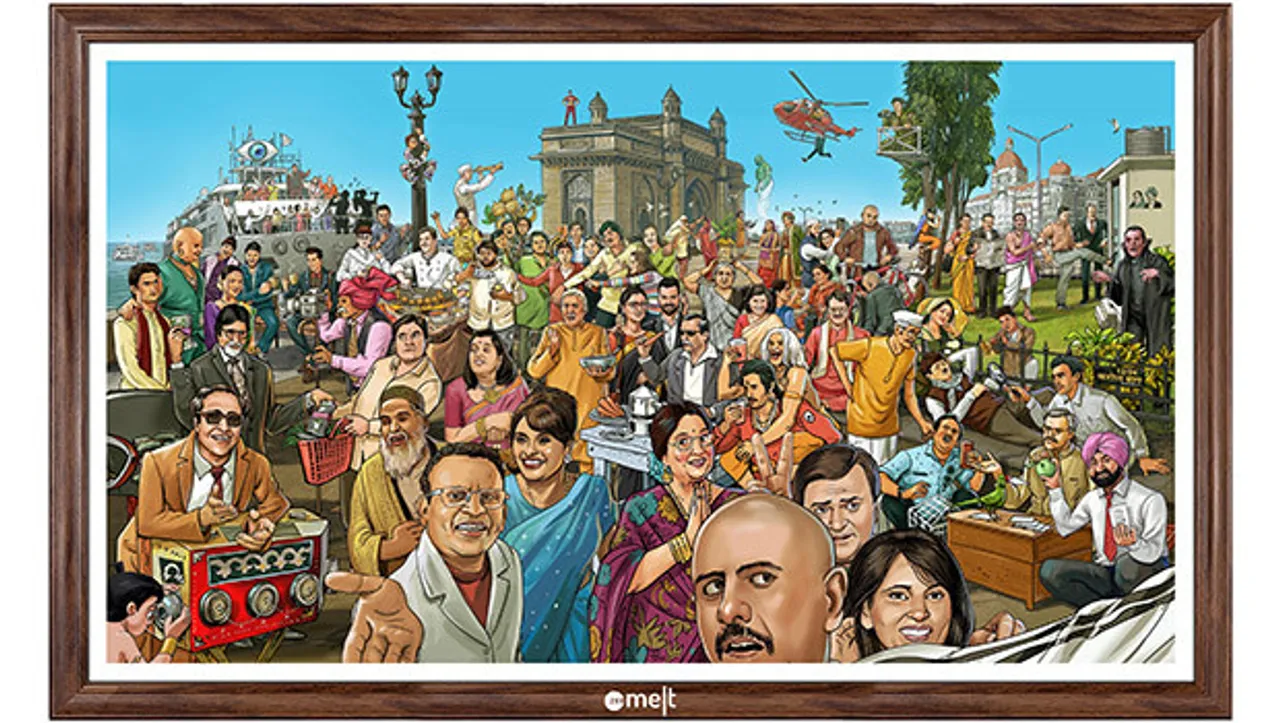 BBDO India's poster for ZeeMelt 2020 pays tribute to India's memorable TV shows, gives a feeling of nostalgia