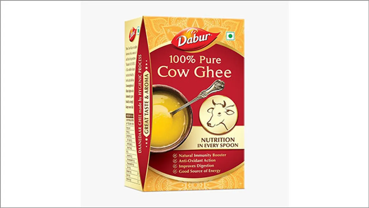 Dabur forays into ghee category with 'Dabur 100% Pure Cow Ghee'