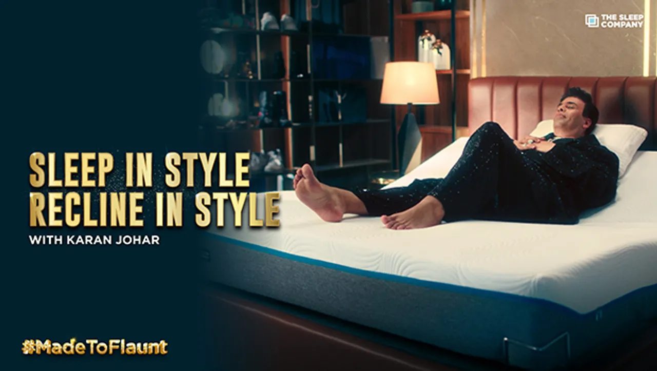 The Sleep Company's campaign featuring Karan Johar redefines comfort and luxury