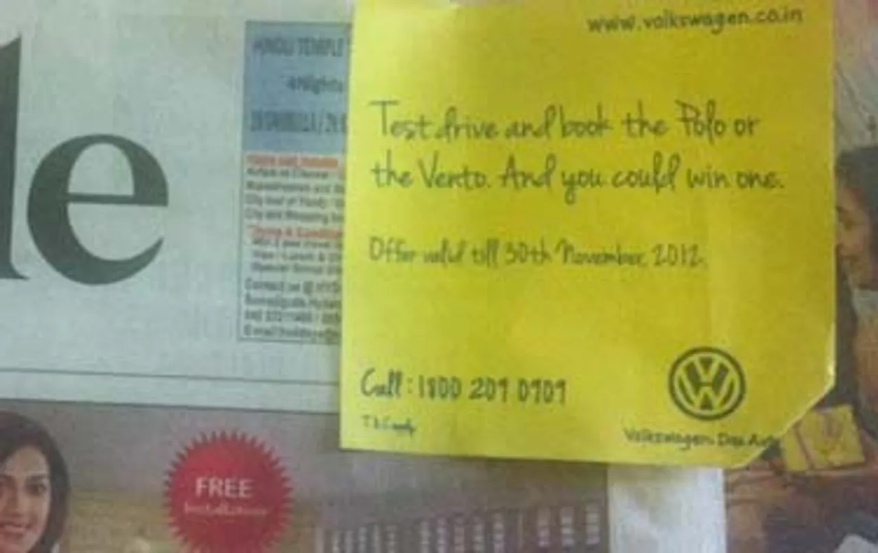 Volkswagen unveils innovative Diwali campaign 'Post it'