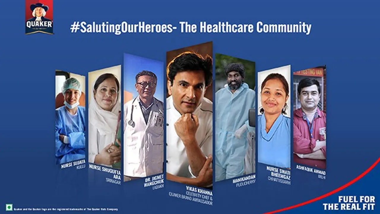 Quaker unveils a special film #SalutingOurHeroes to thank healthcare community 