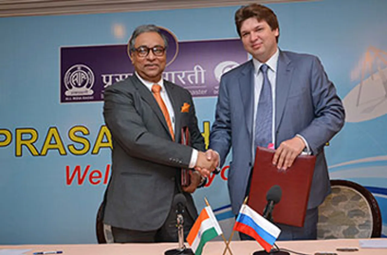 Prasar Bharati, Digital Television Russia ink strategic content pact