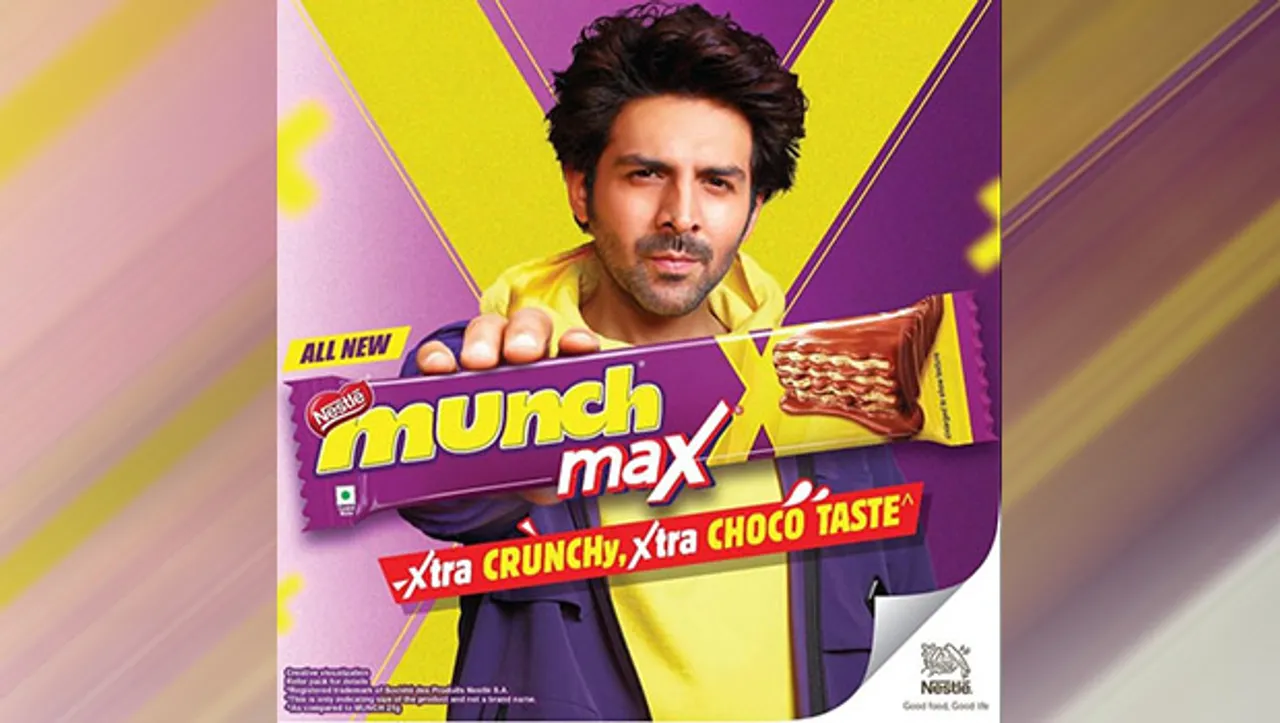 Kartik Aaryan becomes brand ambassador for Nestle's Munch Max