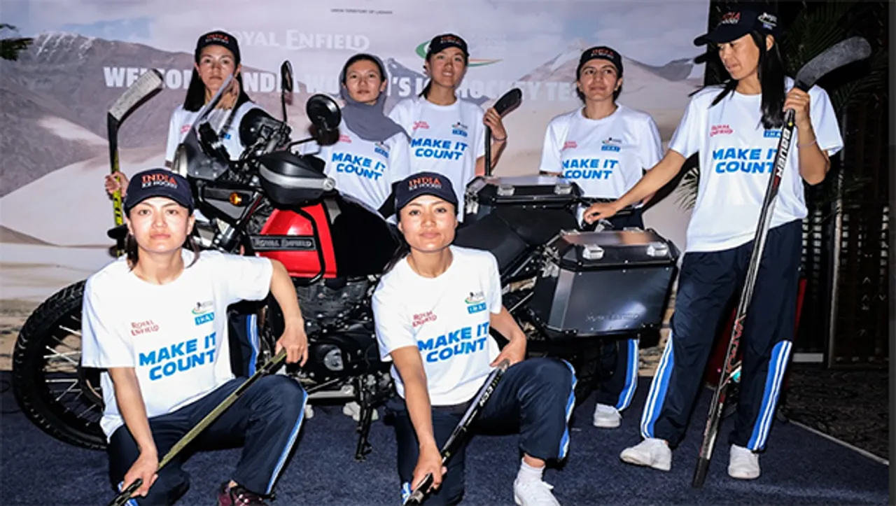 Royal Enfield partners with Indian Ice Hockey Women's Team with an eye on Olympic ambitions