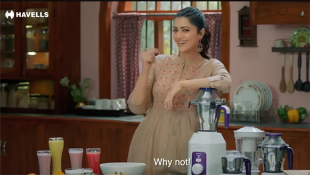 Havells' campaign featuring Mamta Mohan Das promotes its kitchen appliance range