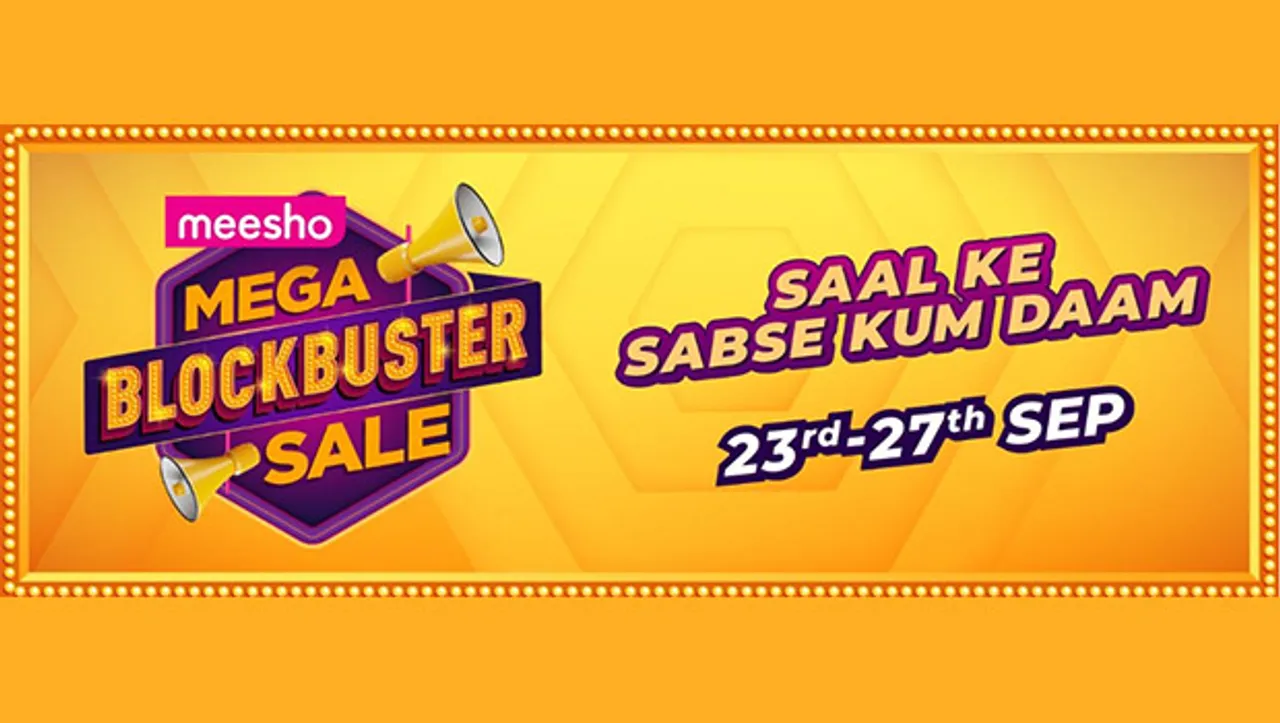 Sideways launches multi-starrer campaign for Meesho's Mega Blockbuster Sale