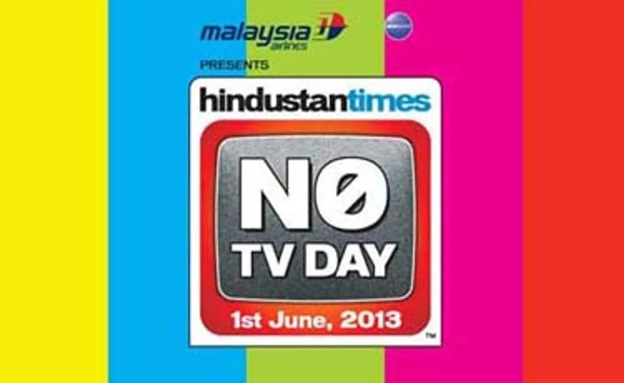 Hindustan Times celebrates third 'No TV Day' on June 1, 2013