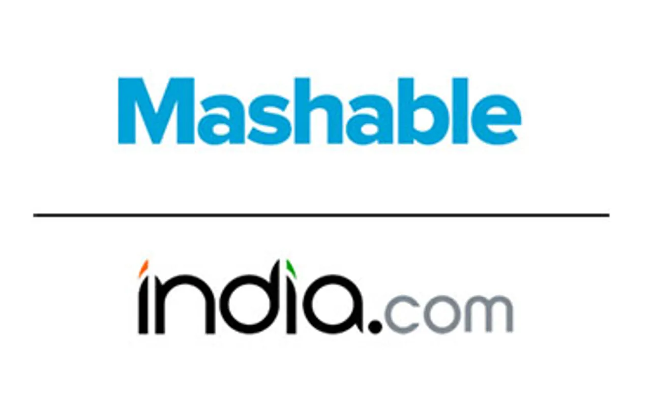 Mashable partners with India.com to launch Mashable India