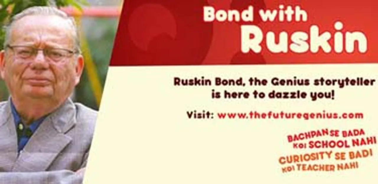 Parle-G ropes in Ruskin Bond for micro-site