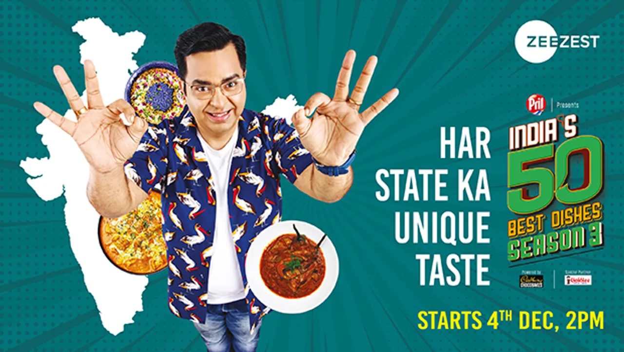 Zee Zest returns with 'India's 50 Best Dishes' Season 3