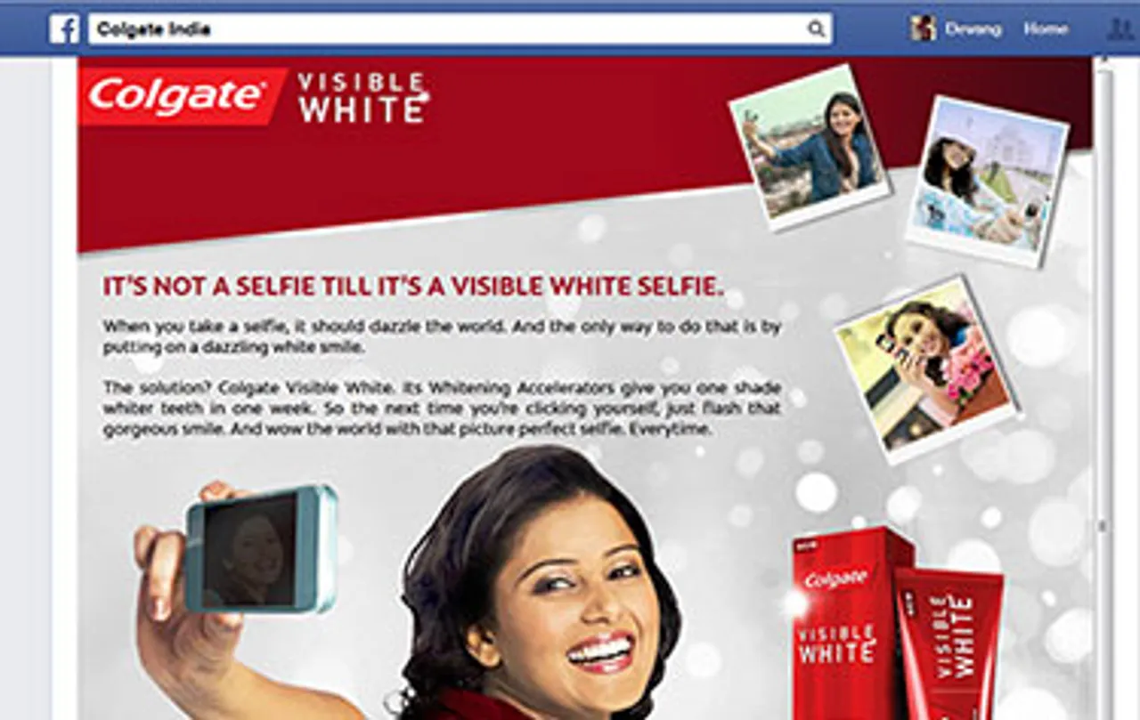 Colgate rides the selfie wave