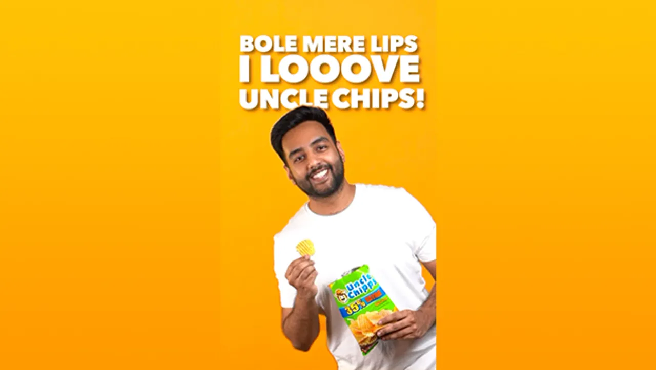 Uncle Chipps ropes in Yashraj Mukhate to recreate its 'Bole Mere Lips, I Love Uncle Chipps!' jingle