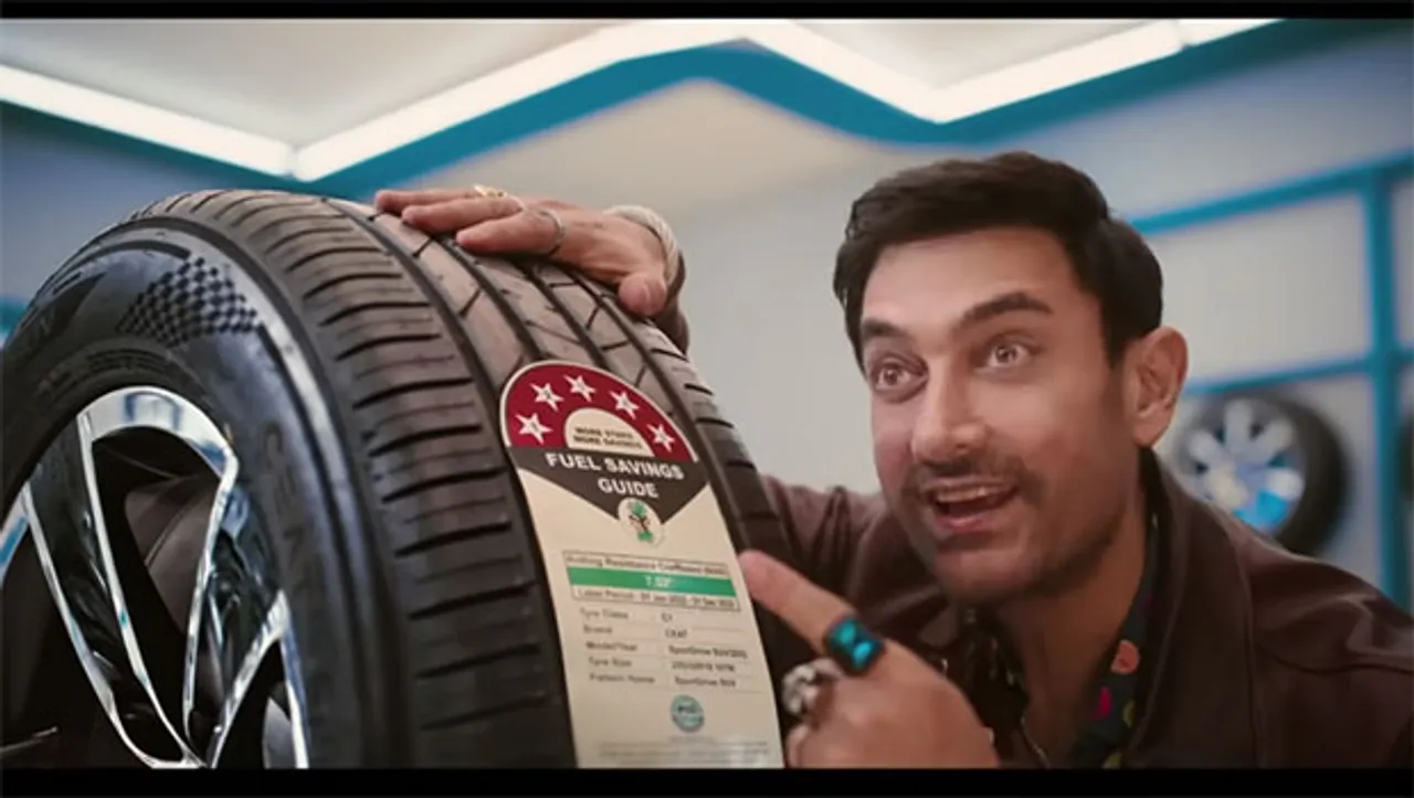 Ceat's latest TVC featuring Aamir Khan showcases the 5-star BEE ratings of its premium tyres