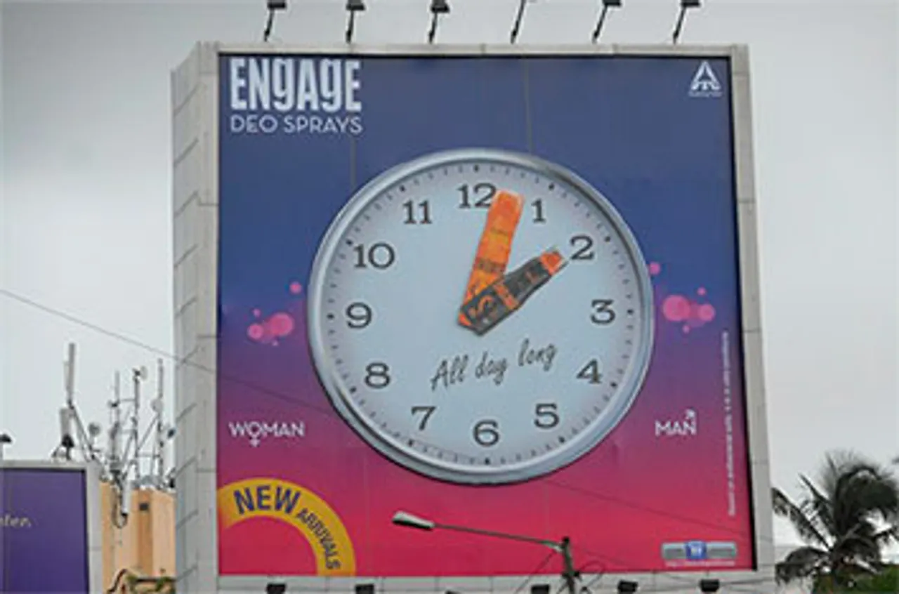 Madison OOH gets the clock ticking for ITC's Engage Deo in Mumbai