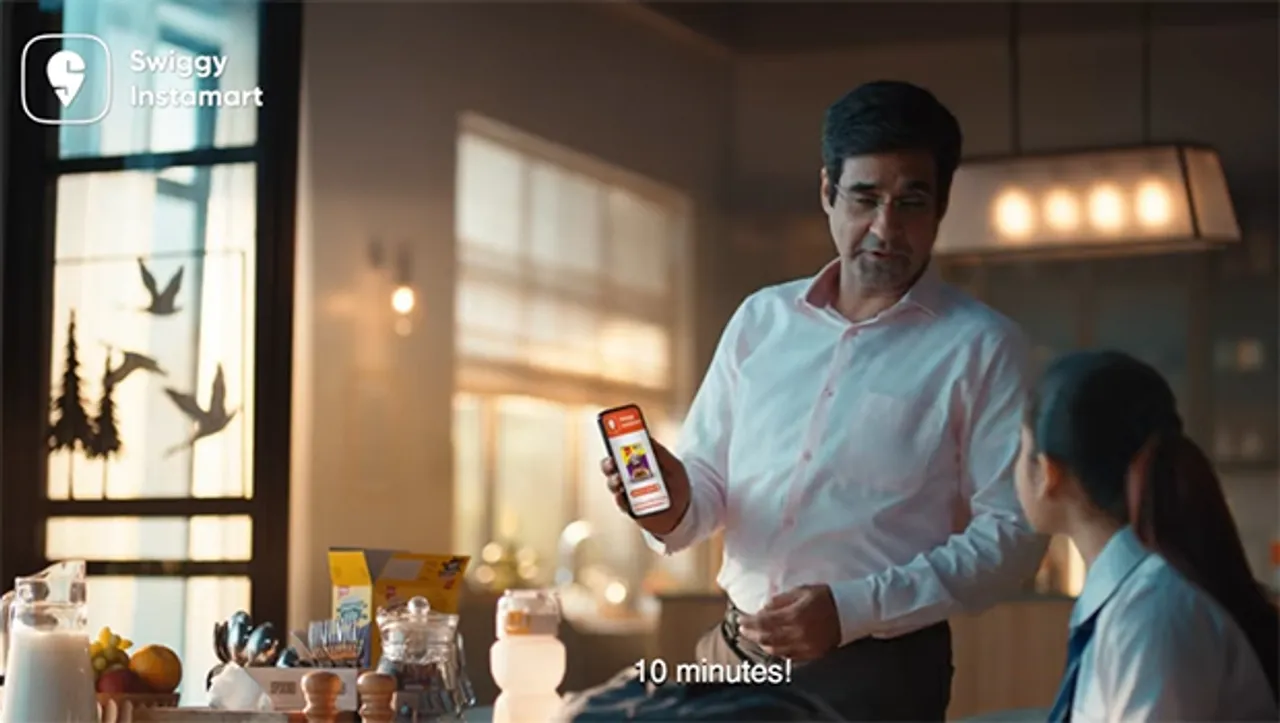 Swiggy Instamart's new campaign showcases how 10-minute deliveries assist dads in saving the day