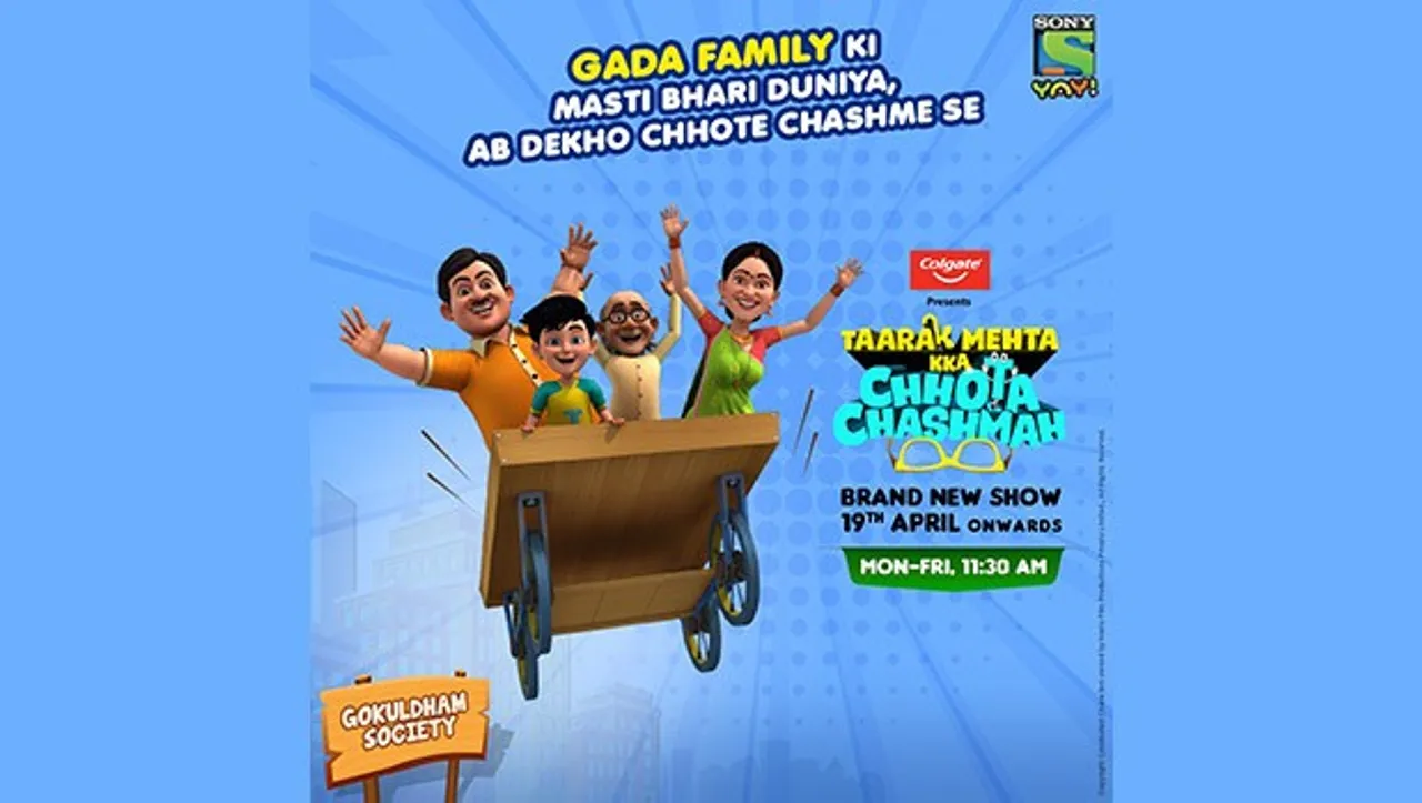 Sony Yay! takes kids to the animated world of Taarak Mehta Kka Chhota Chashmah 