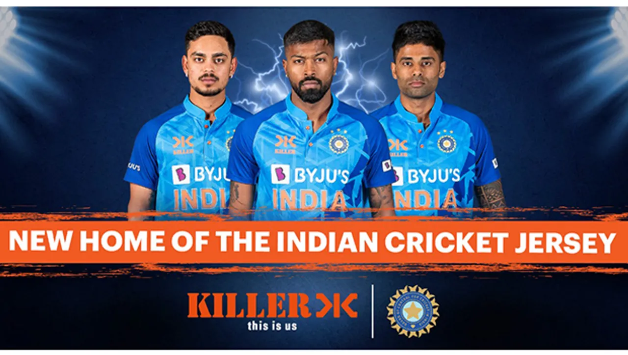 KKCL's 'Killer' brand replaces MPL Sports as official sponsor of Indian cricket team