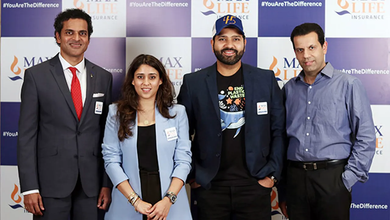 Max Life Insurance onboards cricketer Rohit Sharma and wife Ritika Sajdeh as brand ambassadors