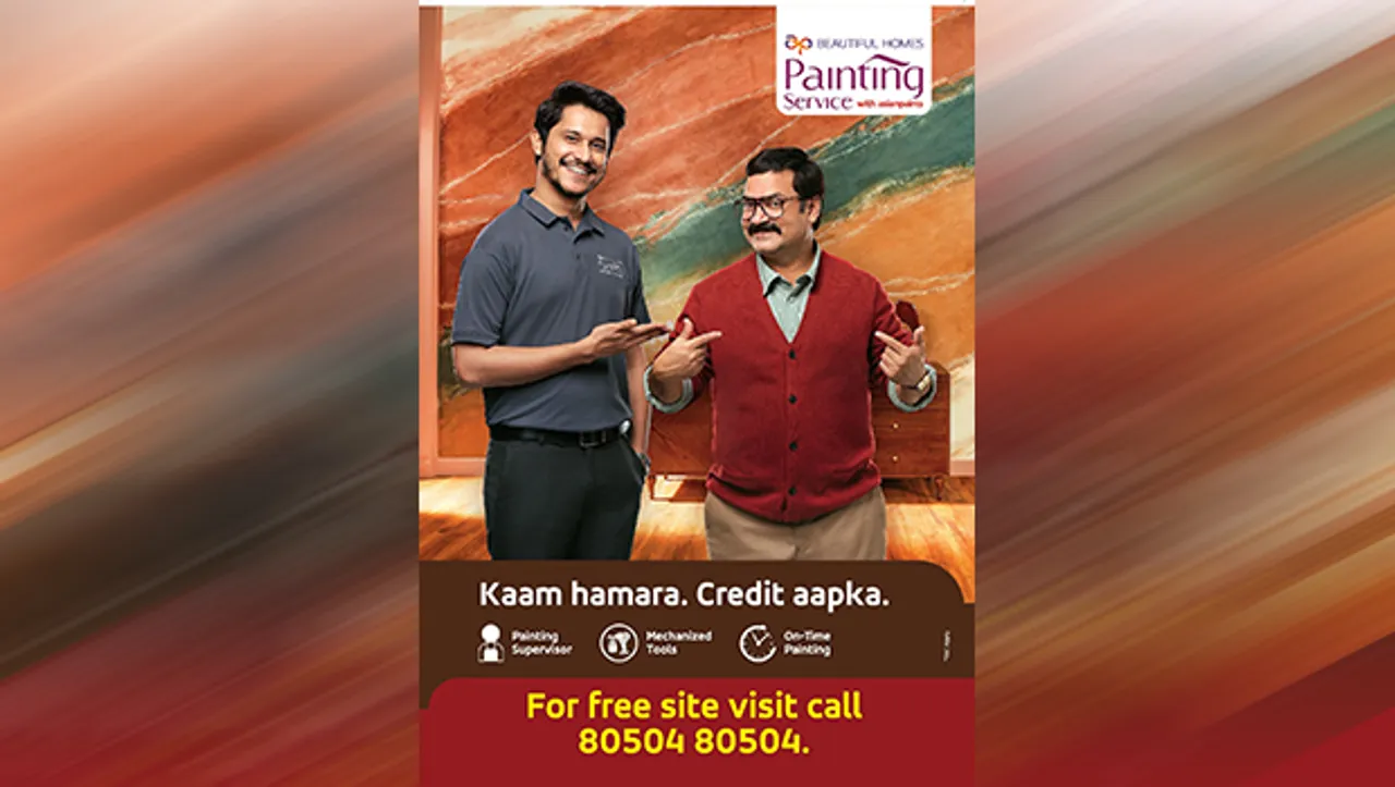 Asian Paints unveils new brand identity for its 'Beautiful Homes Painting Service' with new campaign