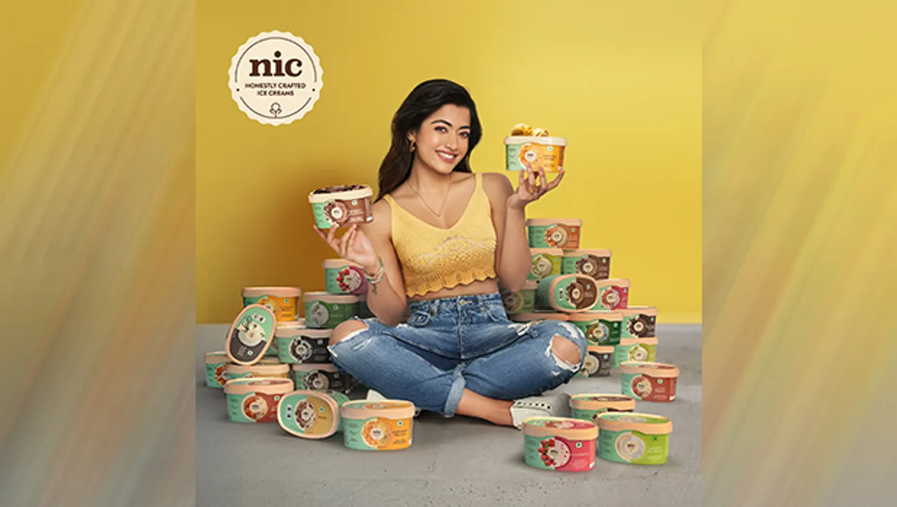 NIC Honestly Crafted Ice Creams ropes in Rashmika Mandanna as brand ambassador