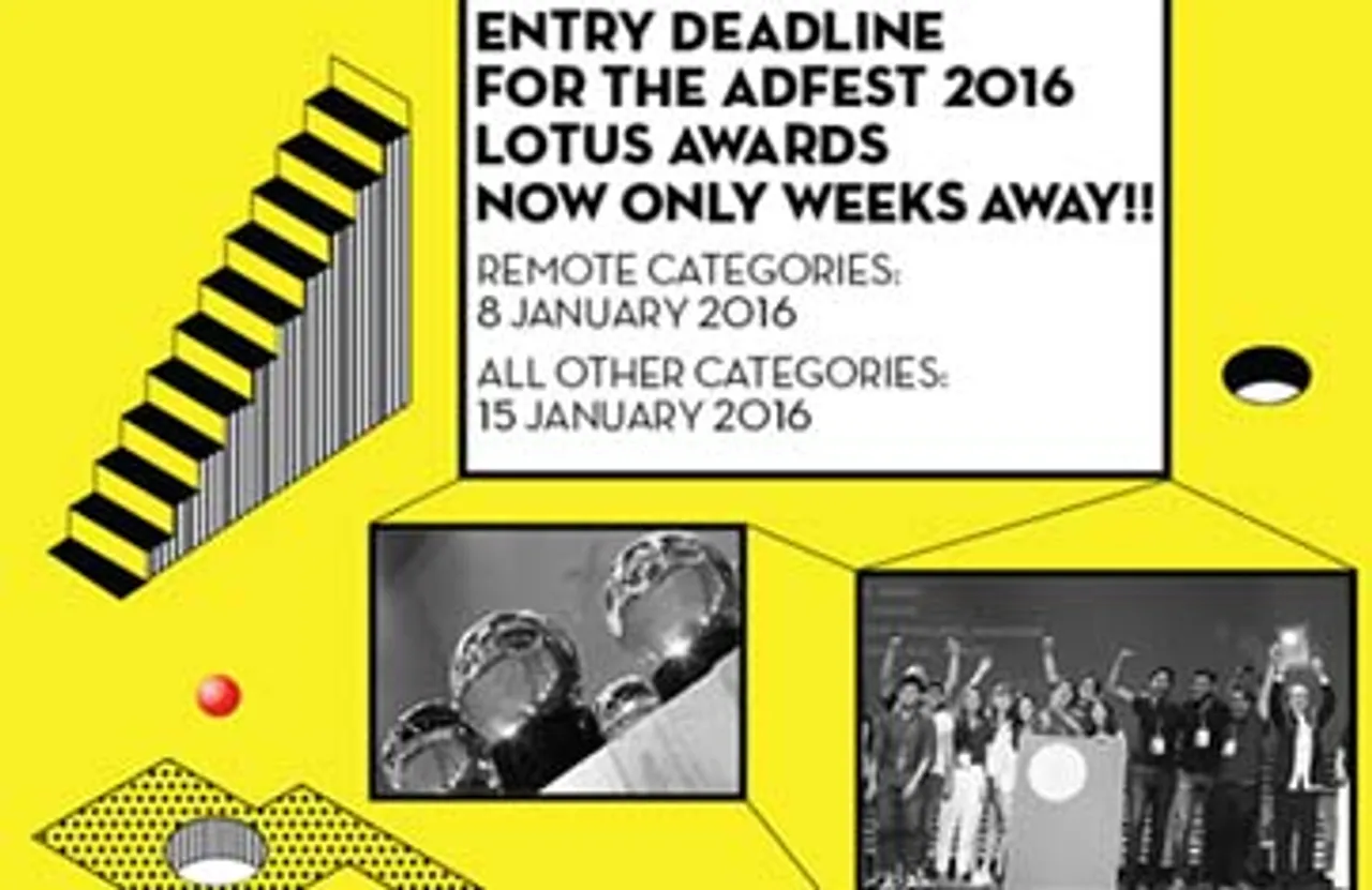 Adfest 2016 Lotus Awards entry deadlines announced
