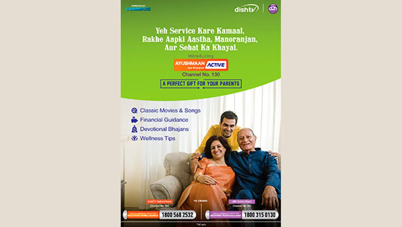 Dish TV introduces 'Ayushmaan Active' service for senior citizens 
