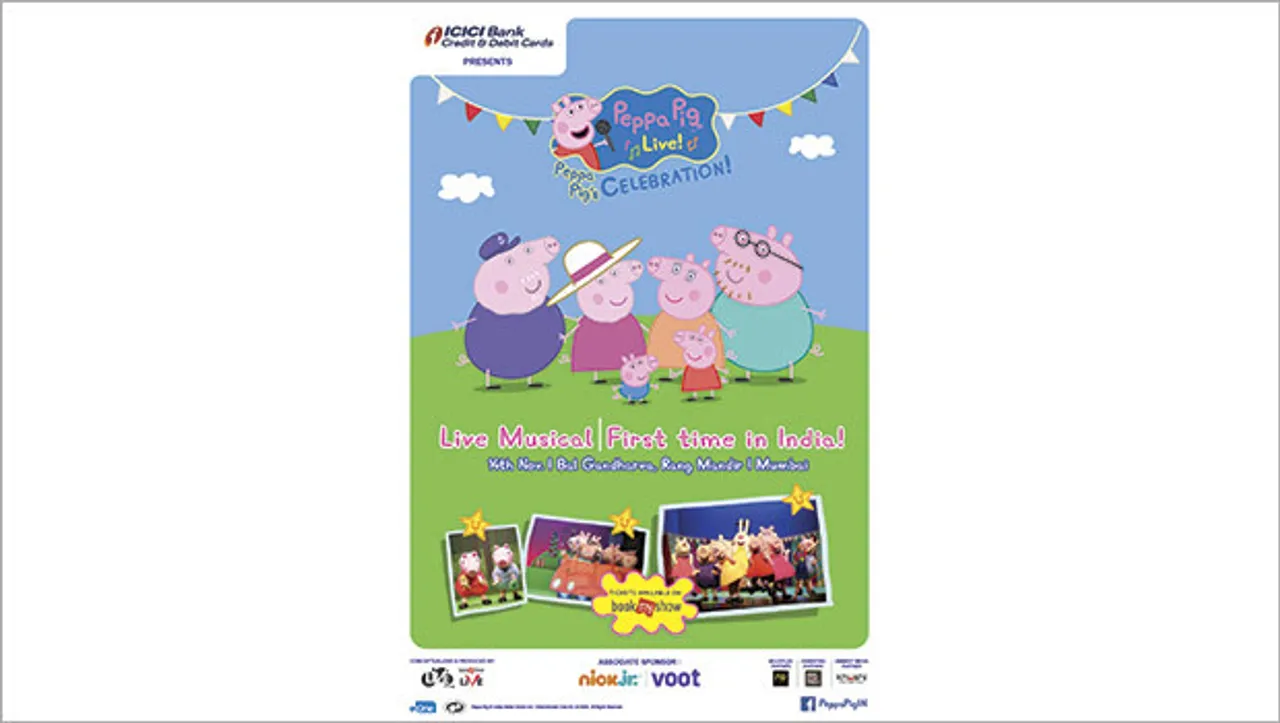 Live Viacom18 and BookMyShow to bring 'Peppa Pig Musical' to India