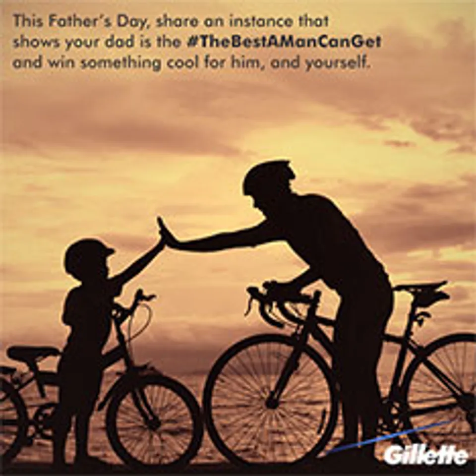 Gillette gives the best a man can get to dads this Father's Day