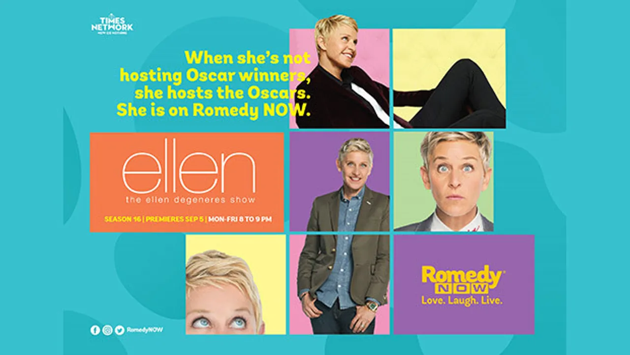 Romedy Now brings 16th season of The Ellen DeGeneres Show