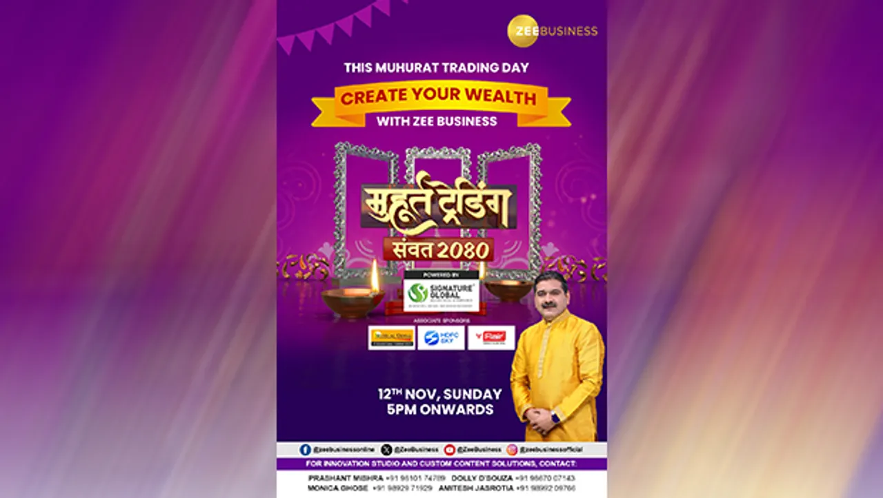 Zee Business presents 'Muhurat Trading' show for Diwali 2023