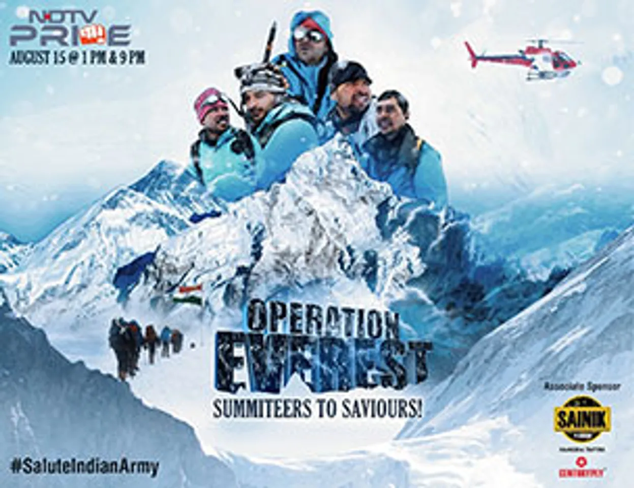 NDTV Prime to showcase heroic tale of summiteers in 'Operation Everest'