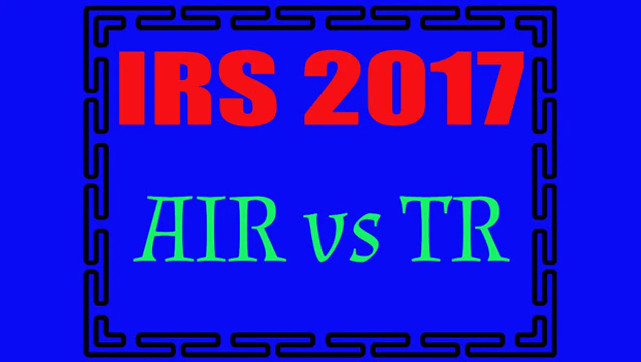 IRS 2017: Will it be AIR vs TR?