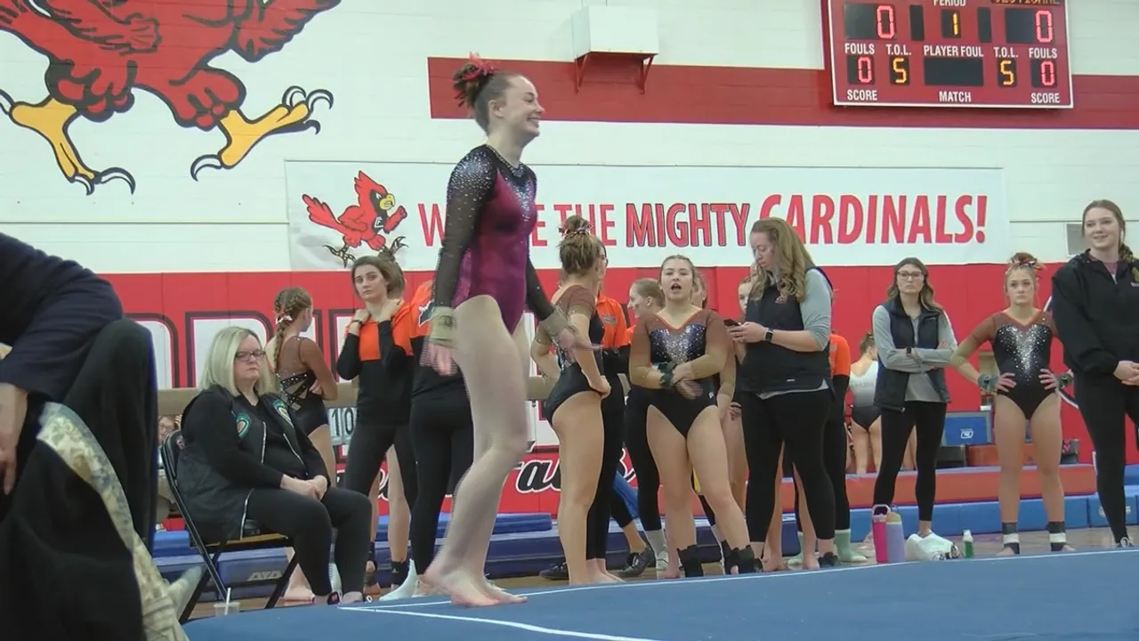 Local Talent Soars at D1 Gymnastics Sectionals in Chippewa Falls