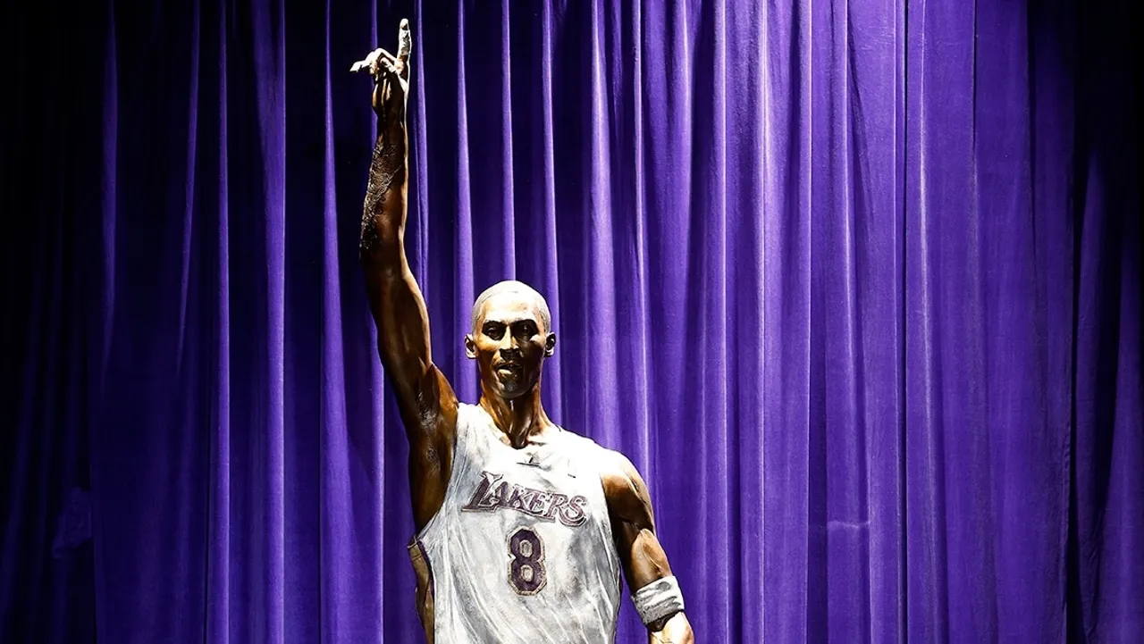 Honoring a Legend First Kobe Bryant Statue Unveiled Outside