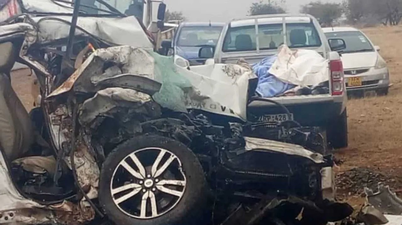 Four Injured in Head-On Collision on Mutare-Harare Highway: Overtaking Error Cited