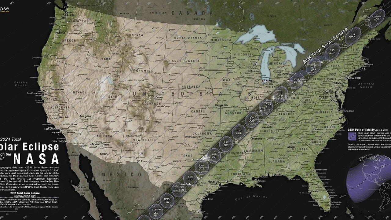 Experience Nature's Grandeur Prime Locations for 2024 Solar Eclipse