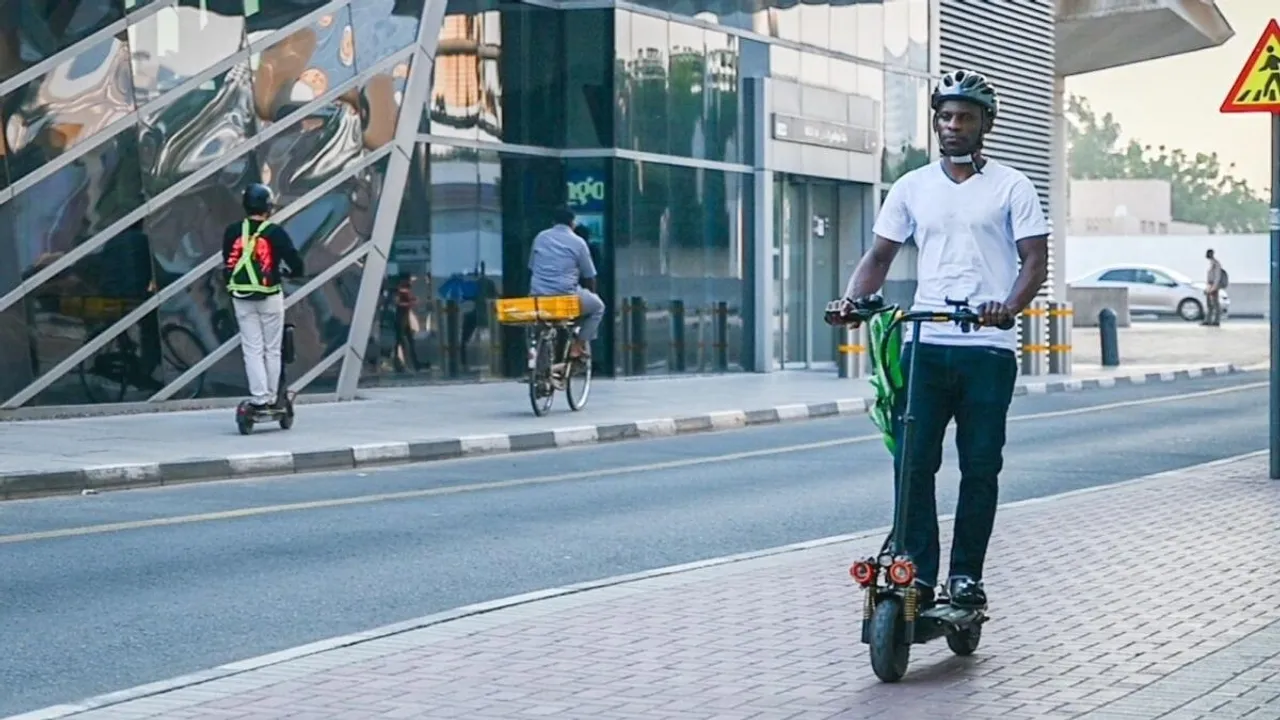 Dubai Metro and Tram Ban E-Scooters Starting March 2024: RTA Prioritizes Commuter Safety