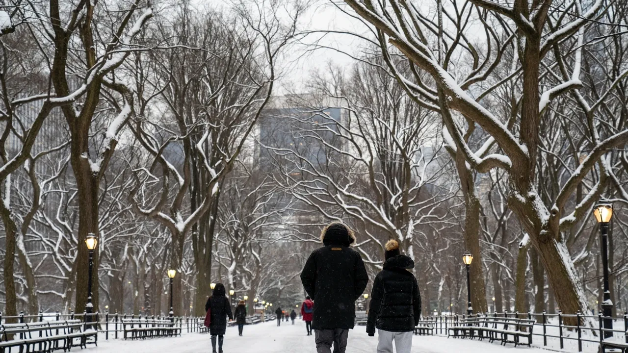 A Magical Snow Day in New York City Central Park's First Major